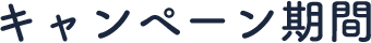 キャンペーン期間